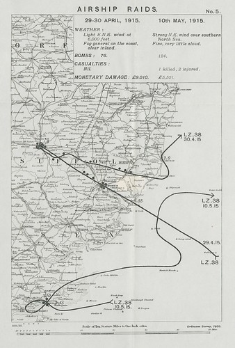 Ww1 german airship raids 1915 - german,