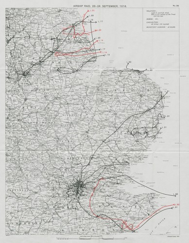 Ww1 german airship raid 24 - airship,