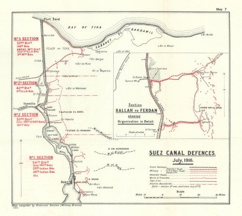 Suez canal defences july - canal,