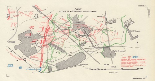 Battle loos 47th division - of,