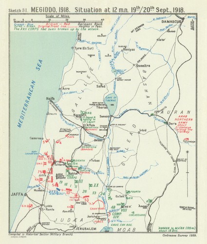 Megiddo 1918 situation - megiddo, 1918—situation