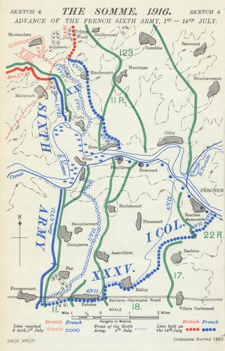 Battle the somme - the, french