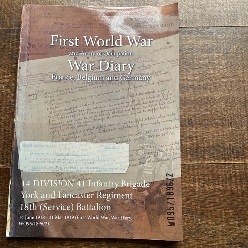 Ww1 diary 1918 1914 - diary, division
