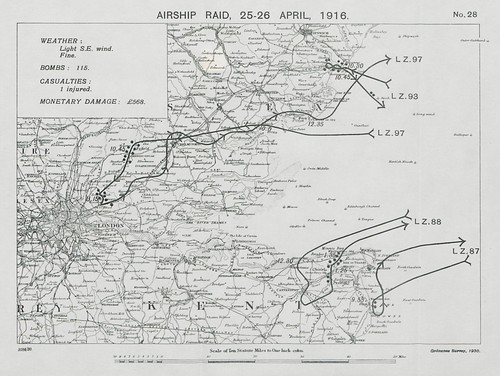 Ww1 german airship raid - ww1,