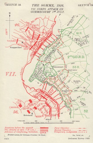 Somme 1916 vii corps - vii, attack
