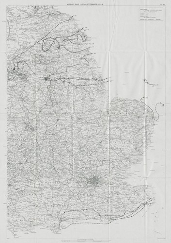Ww1 german airship raid - ww1,