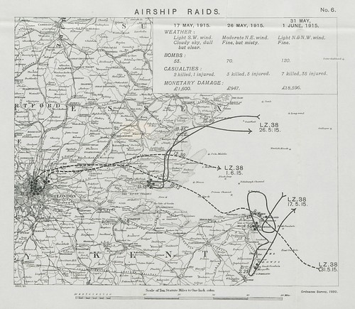 Ww1 german airship - german, raid