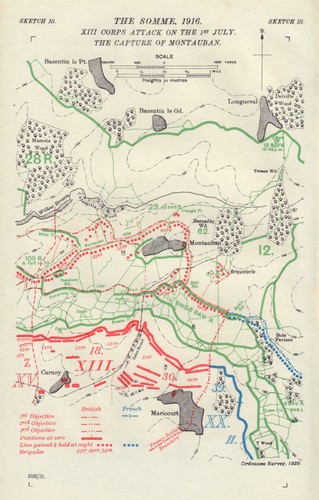 Somme 1st july - july, 1916.