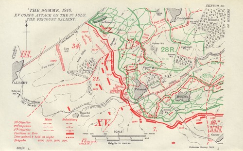Somme 1916 corps - somme,, xv