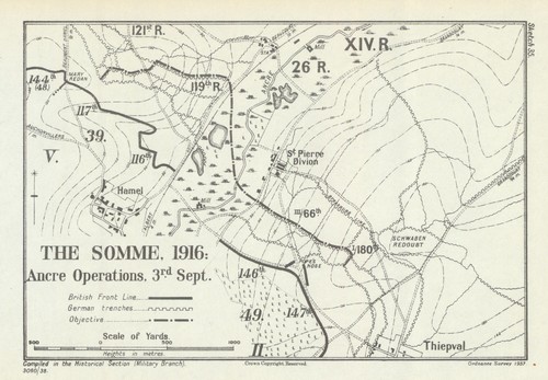 Battle the somme - of, ancre