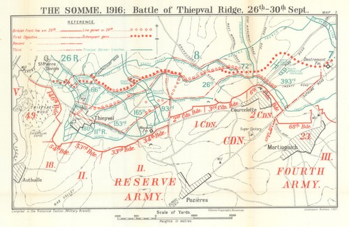 Battle the somme thiepval - the, somme.