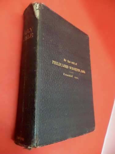 Lord wharton holy bible - lord,
