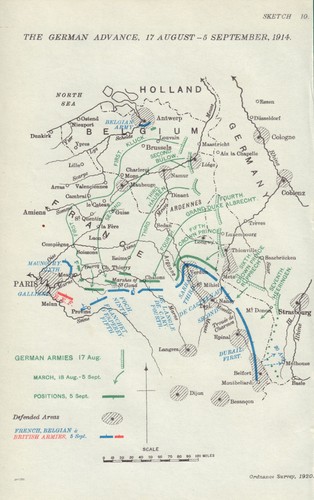 German advance august 5 - german, 17