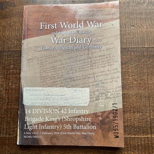 Ww1 diary division 42 - ww1,
